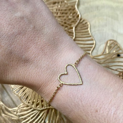 bracelet femme coeur